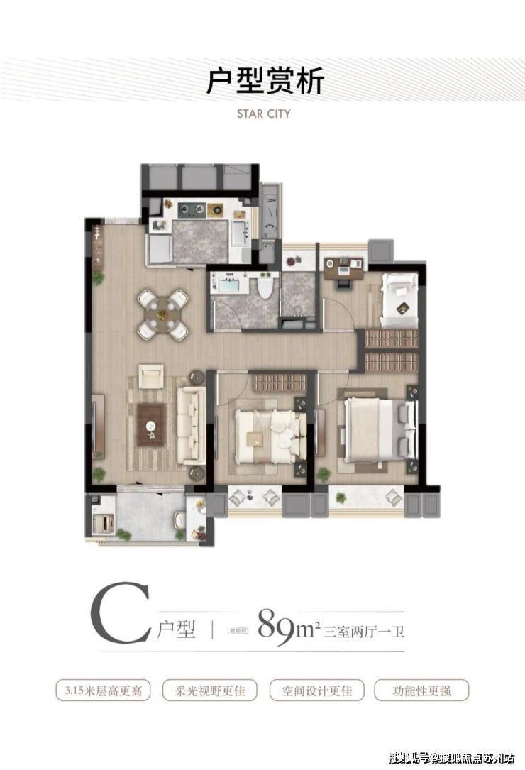 灿耀星城(售楼处)-2025灿耀星城(营销中心)楼盘欢迎您-小区环境-户型-价格-地址-楼盘详情-周边配套(图3)